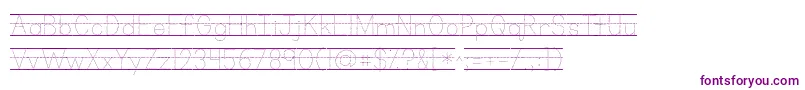Kgprimarydotslined Font – Purple Fonts