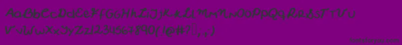 Wonderfulフォントについての詳細 フォントWonderful – 紫の背景に黒い文字