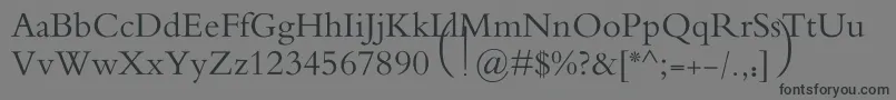 MotkenAlRafidain Font – Black Fonts on Gray Background