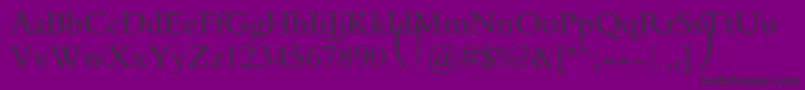 Fonte MotkenAlRafidain – fontes pretas em um fundo violeta