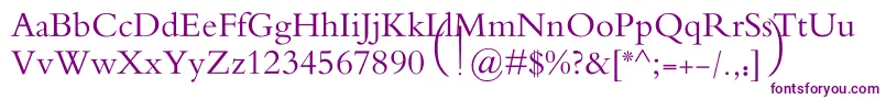 MotkenAlRafidain Font – Purple Fonts on White Background