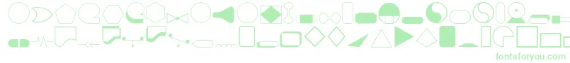 Shapes1o Font – Green Fonts