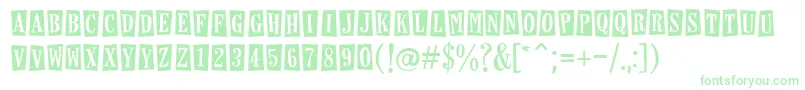 Horseshoeslemonade Font – Green Fonts on White Background