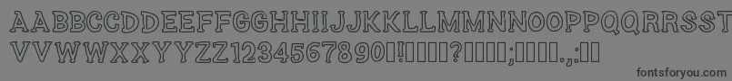 SeriesSlab Font – Black Fonts on Gray Background