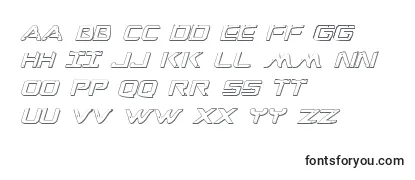 WarEagle3DItalic Font