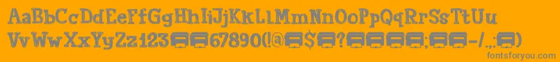 More about PrintoutDemo Font PrintoutDemo Font – Gray Fonts on Orange Background