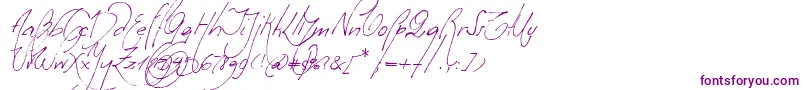 MilonguitaAlt-fontti – violetit fontit