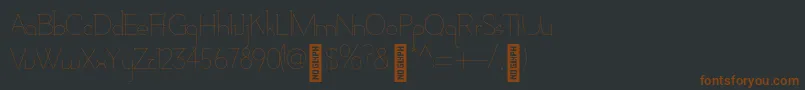 AdelaideRegular-fontti – ruskeat fontit mustalla taustalla