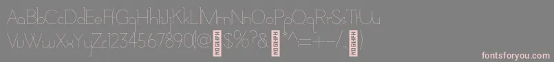 AdelaideRegular Font – Pink Fonts on Gray Background