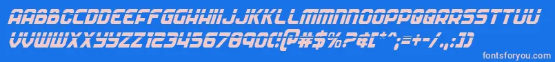 fuente Soldierlasercondital – Fuentes Rosadas Sobre Fondo Azul