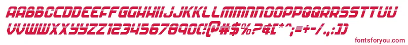 Soldierlasercondital Font – Red Fonts