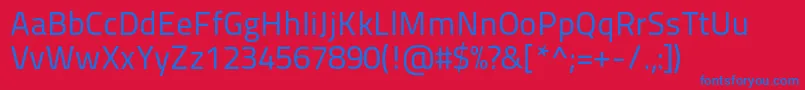 Titilliummaps29l400wt Font – Blue Fonts on Red Background