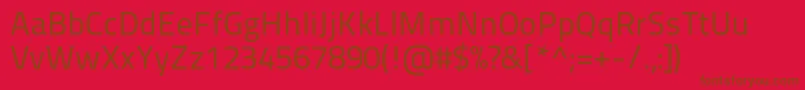 Titilliummaps29l400wt Font – Brown Fonts on Red Background