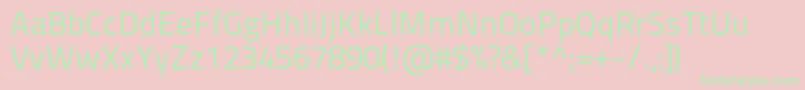 Titilliummaps29l400wt Font – Green Fonts on Pink Background