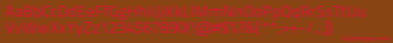 Titilliummaps29l400wt Font – Red Fonts on Brown Background