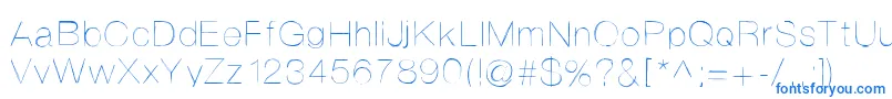 Helvetifrankdingbats Font – Blue Fonts on White Background
