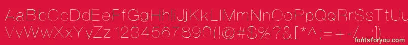 Helvetifrankdingbats Font – Green Fonts on Red Background