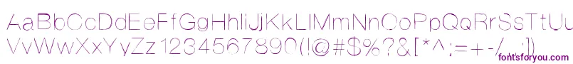 Helvetifrankdingbats Font – Purple Fonts on White Background