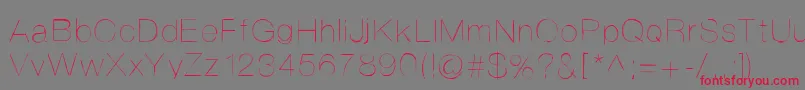 Helvetifrankdingbats Font – Red Fonts on Gray Background