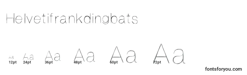 Helvetifrankdingbats Font Sizes
