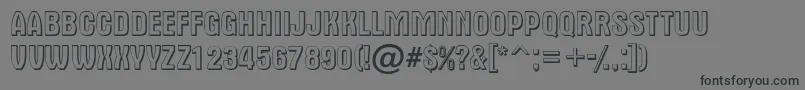 AAlternatitul3D Font – Black Fonts on Gray Background