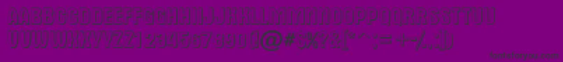 AAlternatitul3D Font – Black Fonts on Purple Background