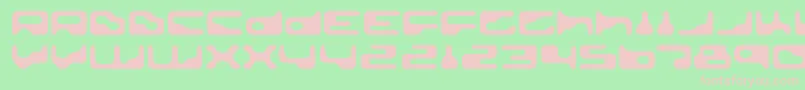 GoldengirdleRegular Font – Pink Fonts on Green Background