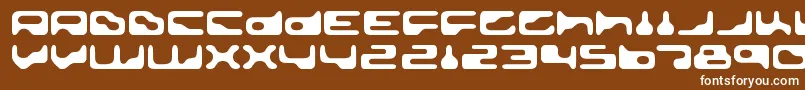GoldengirdleRegular Font – White Fonts on Brown Background