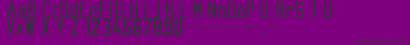 フォントNike200204 – 紫の背景に黒い文字