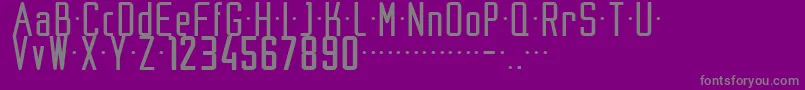 フォントNike200204 – 紫の背景に灰色の文字