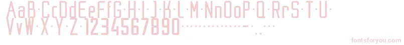 フォントNike200204 – 白い背景にピンクのフォント
