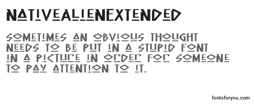 Police NativeAlienExtended