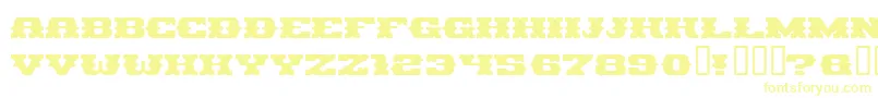 PiratesGold Font – Yellow Fonts on White Background