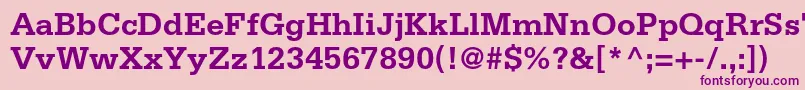Más sobre la fuente SerifastdBold fuente SerifastdBold – Fuentes Moradas Sobre Fondo Rosa