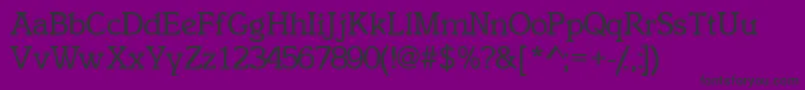 InclinatsskBold Font – Black Fonts on Purple Background