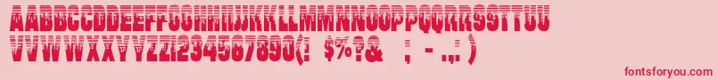 Will Font – Red Fonts on Pink Background