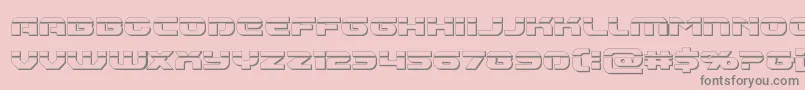 Annapolisbullet Font – Gray Fonts on Pink Background