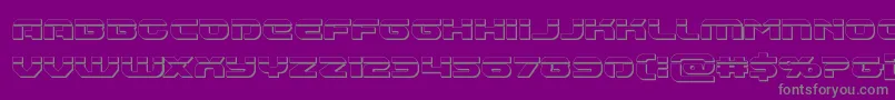 Weitere Informationen zur Annapolisbullet-Schriftart Annapolisbullet-Schriftart – Graue Schriften auf violettem Hintergrund