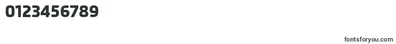 SkodaProExtrabold Font – Fonts for Numbers and Digits