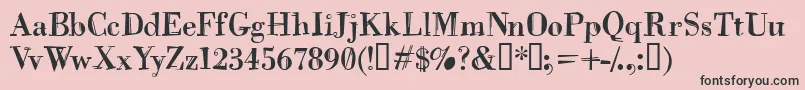 BottledFart Font – Black Fonts on Pink Background