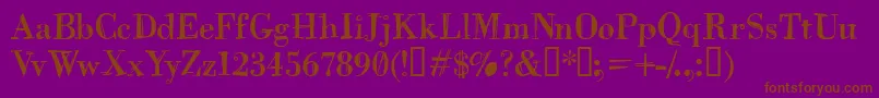 BottledFart Font – Brown Fonts on Purple Background