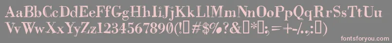 BottledFart Font – Pink Fonts on Gray Background