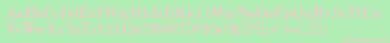 BottledFart Font – Pink Fonts on Green Background