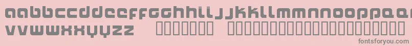 Naxalite Font – Gray Fonts on Pink Background