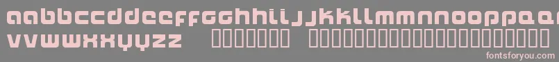 Шрифт Naxalite – розовые шрифты на сером фоне