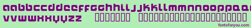Naxalite-fontti – violetit fontit vihreällä taustalla