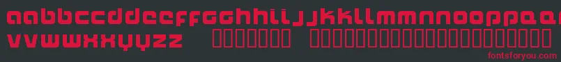 Naxalite Font – Red Fonts on Black Background