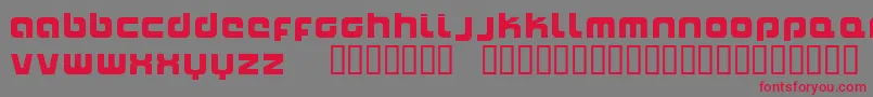 Naxalite Font – Red Fonts on Gray Background