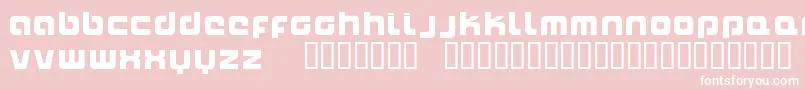Naxalite Font – White Fonts on Pink Background