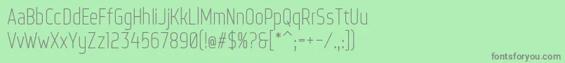 WebServeroff Font – Gray Fonts on Green Background